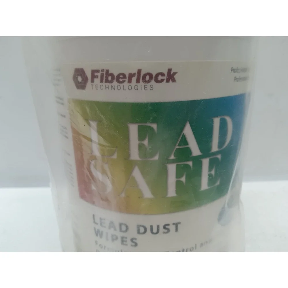Fiberlock‎ Lead Safe Dust Cloths, 90 Wipes [SEALED]